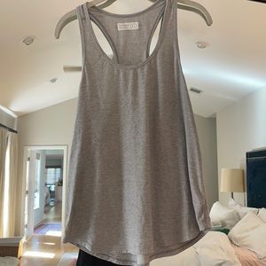 Outdoor Voices Large Light Racerback Tank- fog